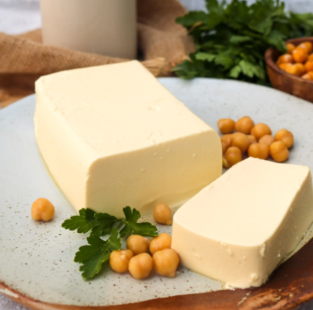 Alkaline Chickpea Tofu – 8 oz Jar (Ready‑to‑Use)