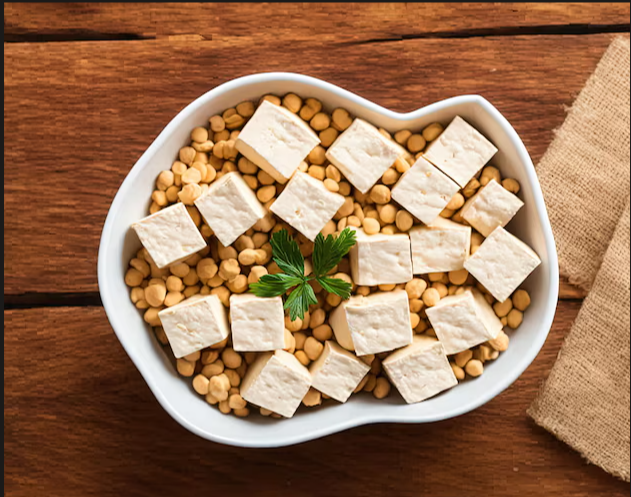 Alkaline Chickpea Tofu – 8 oz Jar (Ready‑to‑Use)